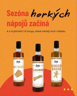 Horké zimní nápoje + váš oblíbený sirup = dokonalá kombinace.✨ Sezóna začíná — a s ní i chutě, které zahřejí každou...