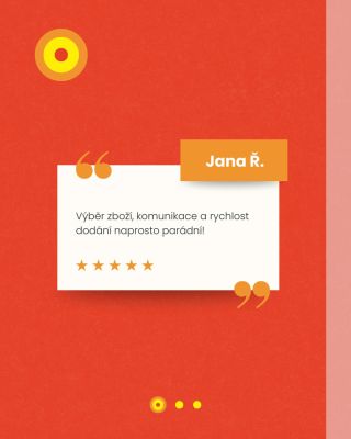 Vaše recenze nám dělají obrovskou radost. Každé milé slovo je pro nás potvrzením, že chutná káva spojuje lidi. Děkujeme,...